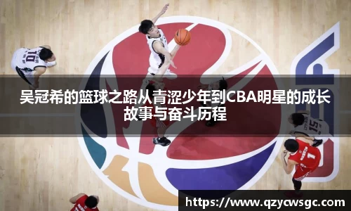 吴冠希的篮球之路从青涩少年到CBA明星的成长故事与奋斗历程